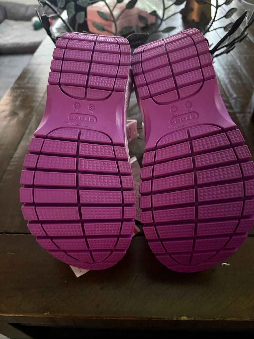 NEW CROCS MEGA CRUSH SANDAL 207989-6WQ BURBLE PINK - Picture 6 of 8